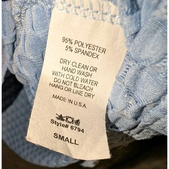 Entro Anthropologie Sleeveless dress Dropped Waist Scoop Neck Size S‎ Periwinkle - Picture 4 of 7